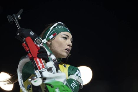 NordicFocus 22.12.2018, Nove Mesto, Czech Republic (CZE):Dorothea Wierer (ITA) - IBU world cup biathlon, pursuit women, Nove Mesto (CZE). www.nordicfocus.com. © Manzoni/NordicFocus. Every downloaded picture is fee-liable.