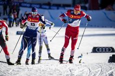 NordicFocus 01.01.2019, Val Mustair, Switzerland (SUI):Alexander Bolshunov (RUS) - FIS world cup cross-country, tour de ski, individual sprint, Val Mustair (SUI). www.nordicfocus.com. © Modica/NordicFocus. Every downloaded picture is fee-liable.