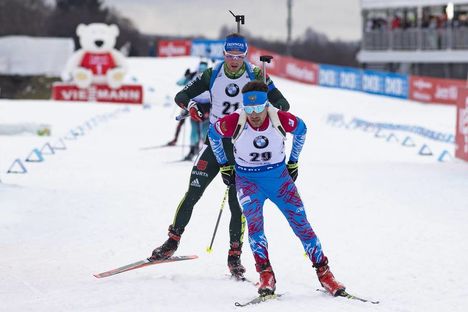 NordicFocus 23.12.2018, Nove Mesto, Czech Republic (CZE):Evgeniy Garanichev (RUS) - IBU world cup biathlon, mass men, Nove Mesto (CZE). www.nordicfocus.com. © Manzoni/NordicFocus. Every downloaded picture is fee-liable.