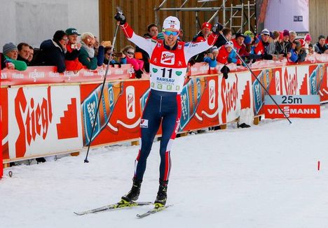 NordicFocus 23.12.2018, Ramsau, Austria (AUT):Joergen Graabak (NOR) - FIS world cup nordic combined, individual gundersen HS98/10km, Ramsau (AUT). www.nordicfocus.com. © Volk/NordicFocus. Every downloaded picture is fee-liable.