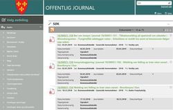 Postlister publisert som offentlig journal Postlister publisert som offentlig journal