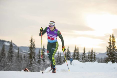 NordicFocus 09.12.2018, Beitostolen, Norway (NOR):Antonia Fraebel (GER) - FIS world cup cross-country, 4x5km women, Beitostolen (NOR). www.nordicfocus.com. © Modica/NordicFocus. Every downloaded picture is fee-liable.