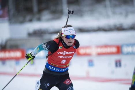 NordicFocus 09.12.2018, Pokljuka, Slovenia (SLO):Justine Braisaz (FRA) - IBU world cup biathlon, pursuit women, Pokljuka (SLO). www.nordicfocus.com. © Manzoni/NordicFocus. Every downloaded picture is fee-liable.