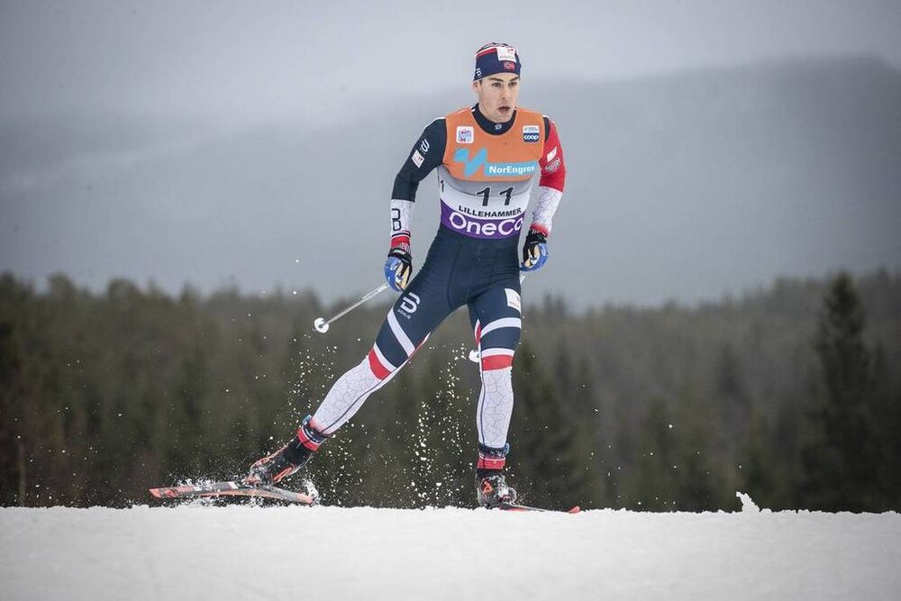 02.12.2018, Lillehammer, Norway (NOR):Mattis Stenshagen (NOR) - FIS world cup cross-country, pursuit men, Lillehammer (NOR). www.nordicfocus.com. © Modica/NordicFocus. Every downloaded picture is fee-liable.