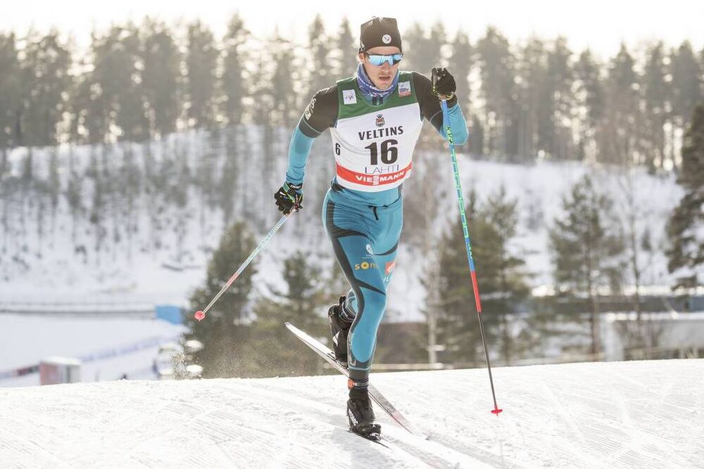 04.03.2018, Lahti, Finland (FIN):Valentin Chauvin (FRA) - FIS world cup cross-country, 15km men, Lahti (FIN). www.nordicfocus.com. © Modica/NordicFocus. Every downloaded picture is fee-liable.