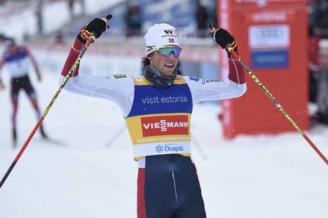 NordicFocus 05.01.2019, Otepaeae, Estonia (EST):Jarl Magnus Riiber (NOR) - FIS world cup nordic combined, individual gundersen HS100/10km, Otepaeae (EST). www.nordicfocus.com. © Thibaut/NordicFocus. Every downloaded picture is fee-liable.