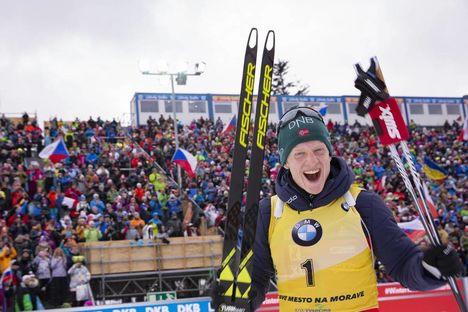 NordicFocus 23.12.2018, Nove Mesto, Czech Republic (CZE):Johannes Thingnes Boe (NOR) - IBU world cup biathlon, mass men, Nove Mesto (CZE). www.nordicfocus.com. © Manzoni/NordicFocus. Every downloaded picture is fee-liable.