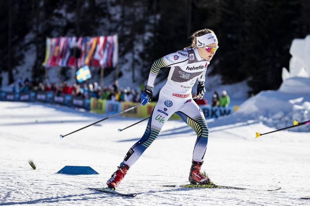 01.01.2019, Val Mustair, Switzerland (SUI):Stina Nilsson (SWE) - FIS world cup cross-country, tour de ski, individual sprint, Val Mustair (SUI). www.nordicfocus.com. © Modica/NordicFocus. Every downloaded picture is fee-liable.