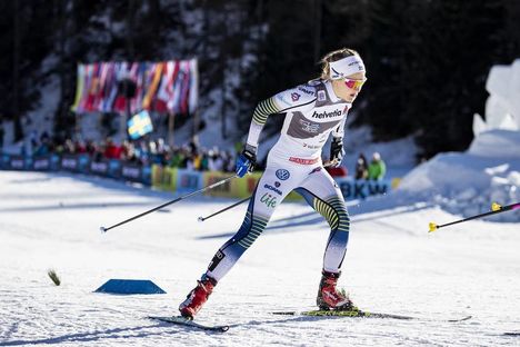 NordicFocus 01.01.2019, Val Mustair, Switzerland (SUI):Stina Nilsson (SWE) - FIS world cup cross-country, tour de ski, individual sprint, Val Mustair (SUI). www.nordicfocus.com. © Modica/NordicFocus. Every downloaded picture is fee-liable.