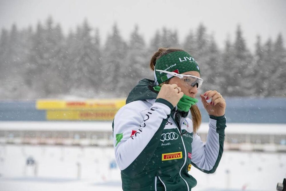08.01.2019, Oberhof, Germany (GER):Dorothea Wierer (ITA) -  IBU world cup biathlon, training, Oberhof (GER). www.nordicfocus.com. © Manzoni/NordicFocus. Every downloaded picture is fee-liable.