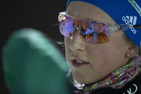 NordicFocus 19.12.2018, Nove Mesto, Czech Republic (CZE):Franziska Preuss (GER) - IBU world cup biathlon, training, Nove Mesto (CZE). www.nordicfocus.com. © Manzoni/NordicFocus. Every downloaded picture is fee-liable.