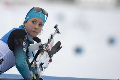 NordicFocus 10.01.2019, Oberhof, Germany (GER):Anais Chevalier (FRA) - IBU world cup biathlon, sprint women, Oberhof (GER). www.nordicfocus.com. © Manzoni/NordicFocus. Every downloaded picture is fee-liable.
