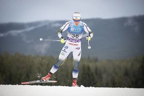 NordicFocus 01.12.2018, Lillehammer, Norway (NOR):Hanna Falk (SWE) - FIS world cup cross-country, pursuit women, Lillehammer (NOR). www.nordicfocus.com. © Modica/NordicFocus. Every downloaded picture is fee-liable.