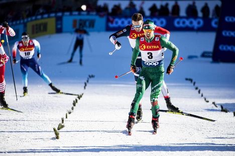 NordicFocus 01.01.2019, Val Mustair, Switzerland (SUI):Federico Pellegrino (ITA) - FIS world cup cross-country, tour de ski, individual sprint, Val Mustair (SUI). www.nordicfocus.com. © Modica/NordicFocus. Every downloaded picture is fee-liable.