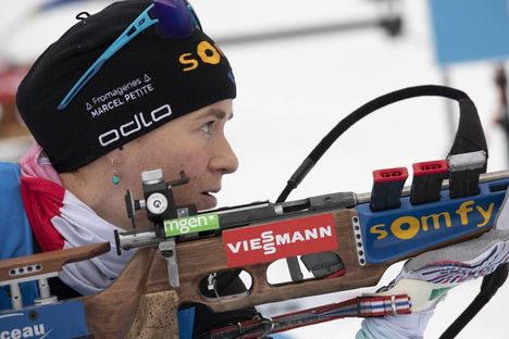 NordicFocus 10.01.2019, Oberhof, Germany (GER):Anais Bescond (FRA) - IBU world cup biathlon, sprint women, Oberhof (GER). www.nordicfocus.com. © Manzoni/NordicFocus. Every downloaded picture is fee-liable.