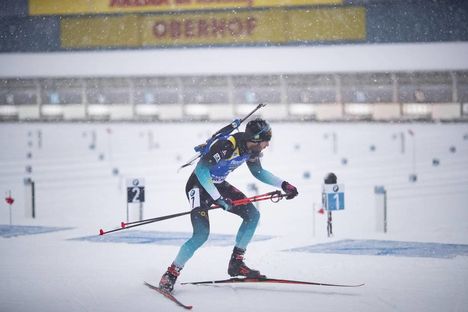 NordicFocus 12.01.2019, Oberhof, Germany (GER):Martin Fourcade (FRA) - IBU world cup biathlon, pursuit men, Oberhof (GER). www.nordicfocus.com. © Manzoni/NordicFocus. Every downloaded picture is fee-liable.
