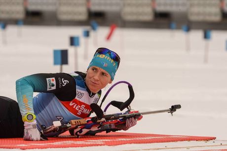 NordicFocus 15.01.2019, Ruhpolding, Germany (GER):Anais Bescond (FRA) - IBU world cup biathlon, training, Ruhpolding (GER). www.nordicfocus.com. © Tumashov/NordicFocus. Every downloaded picture is fee-liable.