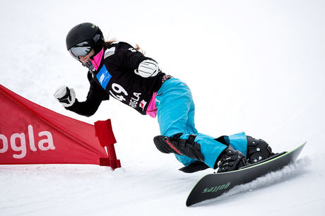 Miha Matavz FIS Snowboard World Cup - Rogla SLO - PGS - GOLTES Sara SLO © Miha Matavz/FIS