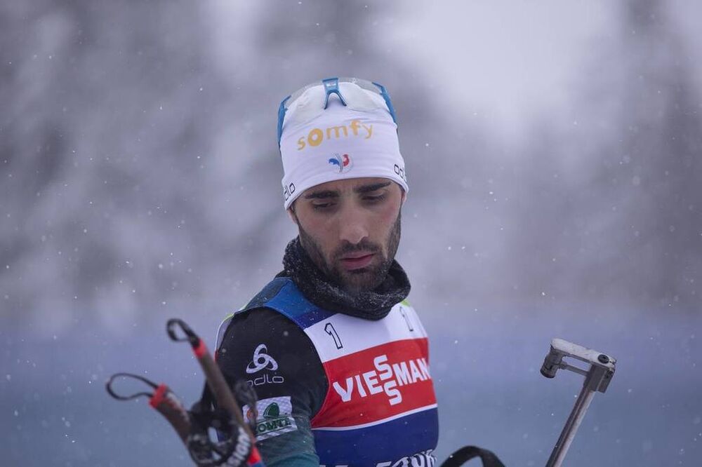09.01.2019, Oberhof, Germany (GER):Martin Fourcade (FRA) -  IBU world cup biathlon, training, Oberhof (GER). www.nordicfocus.com. © Manzoni/NordicFocus. Every downloaded picture is fee-liable.