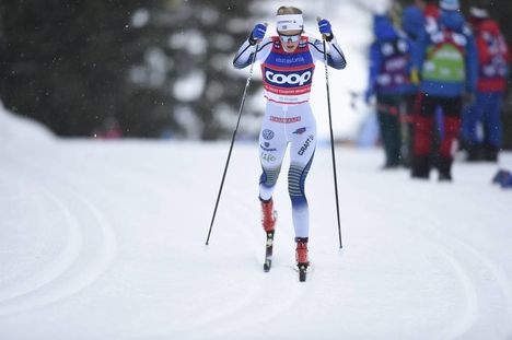 NordicFocus 19.01.2019, Otepaeae, Estonia (EST):Stina Nilsson (SWE) - FIS world cup cross-country, individual sprint, Otepaeae (EST). www.nordicfocus.com. © Thibaut/NordicFocus. Every downloaded picture is fee-liable.