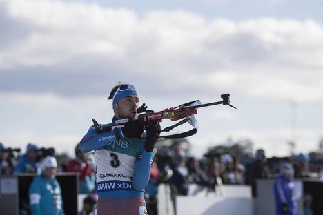 NordicFocus 18.03.2017, Oslo, Norway (NOR):Anton Shipulin (RUS) - IBU world cup biathlon, pursuit men, Oslo (NOR). www.nordicfocus.com. © Manzoni/NordicFocus. Every downloaded picture is fee-liable.
