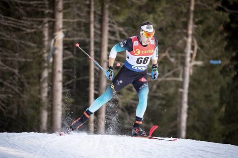 NordicFocus 29.12.2018, Toblach, Italy (ITA):Adrien Backscheider (FRA) - FIS world cup cross-country, tour de ski, individual sprint, Toblach (ITA). www.nordicfocus.com. © Modica/NordicFocus. Every downloaded picture is fee-liable.