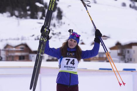 NordicFocus 24.01.2018, Ridnaun, Italy (ITA):Victoria Slivko (RUS) - IBU Open European championships biathlon, individual women, Ridnaun (ITA). www.nordicfocus.com. © Manzoni/NordicFocus. Every downloaded picture is fee-liable.