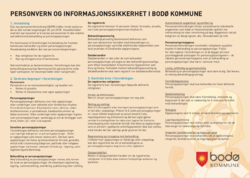 Personvern og informasjonssikkerhet i Bodø kommune
