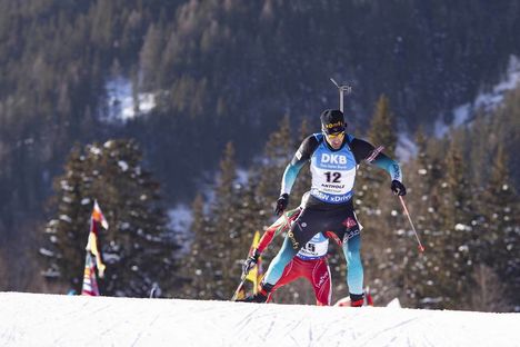 NordicFocus 25.01.2019, Antholz, Italy (ITA):Martin Fourcade (FRA) - IBU world cup biathlon, sprint men, Antholz (ITA). www.nordicfocus.com. © Manzoni/NordicFocus. Every downloaded picture is fee-liable.