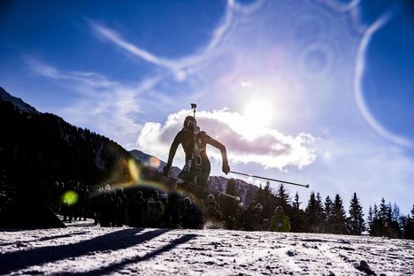 NordicFocus 24.01.2019, Antholz, Italy (ITA):Lisa Vittozzi (ITA) - IBU world cup biathlon, sprint women, Antholz (ITA). www.nordicfocus.com. © Manzoni/NordicFocus. Every downloaded picture is fee-liable.