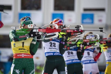 NordicFocus 27.01.2019, Antholz, Italy (ITA):Dorothea Wierer (ITA) - IBU world cup biathlon, mass women, Antholz (ITA). www.nordicfocus.com. © Manzoni/NordicFocus. Every downloaded picture is fee-liable.
