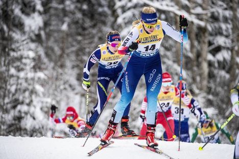 NordicFocus 03.01.2019, Oberstdorf, Germany (GER):Nadine Faehndrich (SUI) - FIS world cup cross-country, tour de ski, pursuit women, Oberstdorf (GER). www.nordicfocus.com. © Modica/NordicFocus. Every downloaded picture is fee-liable.