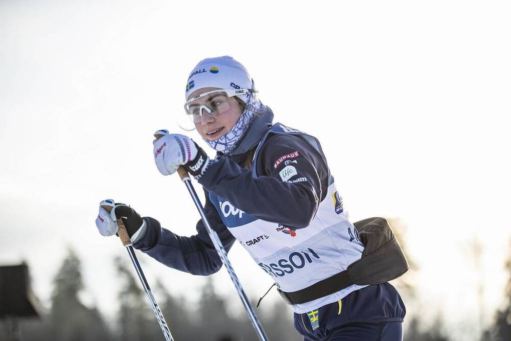 25.01.2019, Ulricehamn, Sweden (SWE):Ebba Andersson (SWE) - FIS world cup cross-country, training, Ulricehamn (SWE). www.nordicfocus.com. © Modica/NordicFocus. Every downloaded picture is fee-liable.