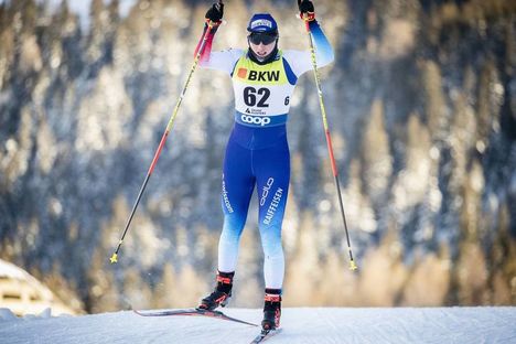 NordicFocus 15.12.2018, Davos, Switzerland (SUI):Lydia Hiernickel (SUI) - FIS world cup cross-country, individual sprint, Davos (SUI). www.nordicfocus.com. © Modica/NordicFocus. Every downloaded picture is fee-liable.