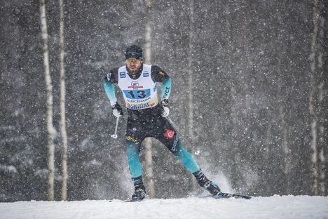 NordicFocus 27.01.2019, Ulricehamn, Sweden (SWE):Baptiste Gros (FRA) - FIS world cup cross-country, 4x10km men, Ulricehamn (SWE). www.nordicfocus.com. © Modica/NordicFocus. Every downloaded picture is fee-liable.