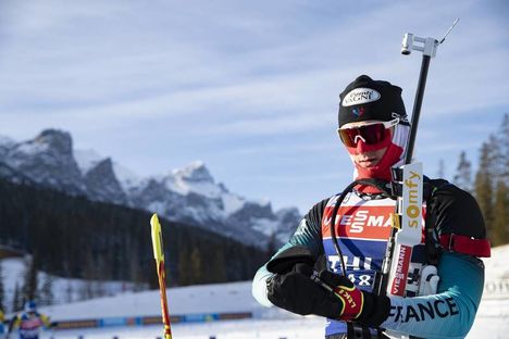 NordicFocus 05.02.2019, Canmore, Canada (CAN):Fabien Claude (FRA) - IBU world cup biathlon, training, Canmore (CAN). www.nordicfocus.com. © Manzoni/NordicFocus. Every downloaded picture is fee-liable.