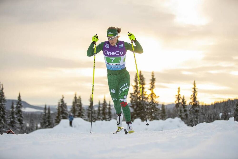 09.12.2018, Beitostolen, Norway (NOR):Lucia Scardoni (ITA) - FIS world cup cross-country, 4x5km women, Beitostolen (NOR). www.nordicfocus.com. © Modica/NordicFocus. Every downloaded picture is fee-liable.