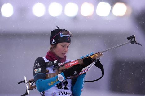 NordicFocus 23.03.2018, Tyumen, Russia (RUS):Chloe Chevalier (FRA) - IBU world cup biathlon, sprint women, Tyumen (RUS). www.nordicfocus.com. © Tumashov/NordicFocus. Every downloaded picture is fee-liable.