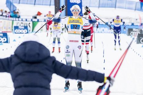 NordicFocus 10.02.2019, Lahti Finland (FIN):Maja Dahlqvist (SWE) - FIS world cup cross-country, team sprint, Lahti (FIN). www.nordicfocus.com. © Modica/NordicFocus. Every downloaded picture is fee-liable.