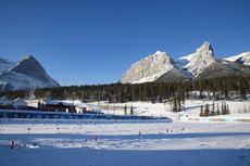 NordicFocus 10.02.2019, Canmore, Canada (CAN):Event Feature: Sunrise over the Biathlon Venue of Canmore - IBU world cup biathlon, training, Canmore (CAN). www.nordicfocus.com. © Manzoni/NordicFocus. Every downloaded picture is fee-liable.