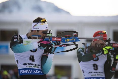 NordicFocus 26.01.2019, Antholz, Italy (ITA):Martin Fourcade (FRA) - IBU world cup biathlon, pursuit men, Antholz (ITA). www.nordicfocus.com. © Manzoni/NordicFocus. Every downloaded picture is fee-liable.