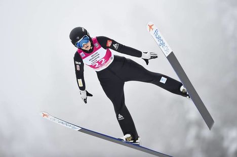NordicFocus 16.12.2018, Premanon, France (FRA):Josephine Pagnier (FRA) - FIS world cup ski jumping ladies, individual HS90, Premanon (FRA). www.nordicfocus.com. © Thibaut/NordicFocus. Every downloaded picture is fee-liable.