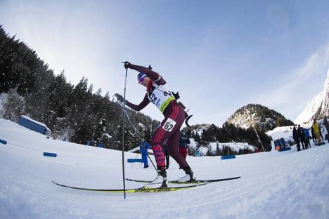NordicFocus 24.01.2018, Ridnaun, Italy (ITA):Svetlana Mironova (RUS) - IBU Open European championships biathlon, individual women, Ridnaun (ITA). www.nordicfocus.com. © Manzoni/NordicFocus. Every downloaded picture is fee-liable.