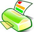 Tegning av printer