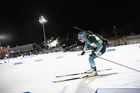 NordicFocus 20.02.2019, Minks-Raubichi, Belarus (BLR):Lou Jeanmonnot (FRA) - IBU Open European championships biathlon, individual women, Minsk-Raubichi (BLR). www.nordicfocus.com. © Manzoni/NordicFocus. Every downloaded picture is fee-liable.