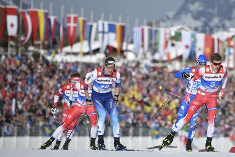 NordicFocus 21.02.2019, Seefeld, Austria (AUT):Johannes Hoesflot Klaebo (NOR) - FIS nordic world ski championships, cross-country, individual sprint, Seefeld (AUT). www.nordicfocus.com. © THIBAUT/NordicFocus. Every downloaded picture is fee-liable.
