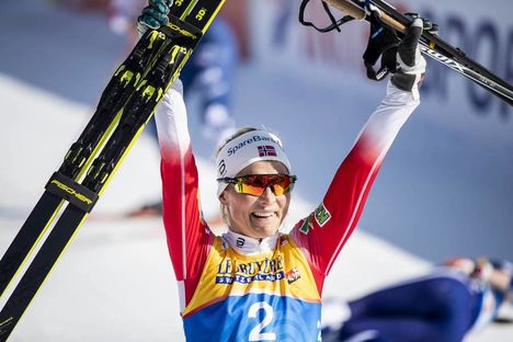 NordicFocus 23.02.2019, Seefeld, Austria (AUT):Therese Johaug (NOR) - FIS nordic world ski championships, cross-country, skiathlon women, Seefeld (AUT). www.nordicfocus.com. © Modica/NordicFocus. Every downloaded picture is fee-liable.