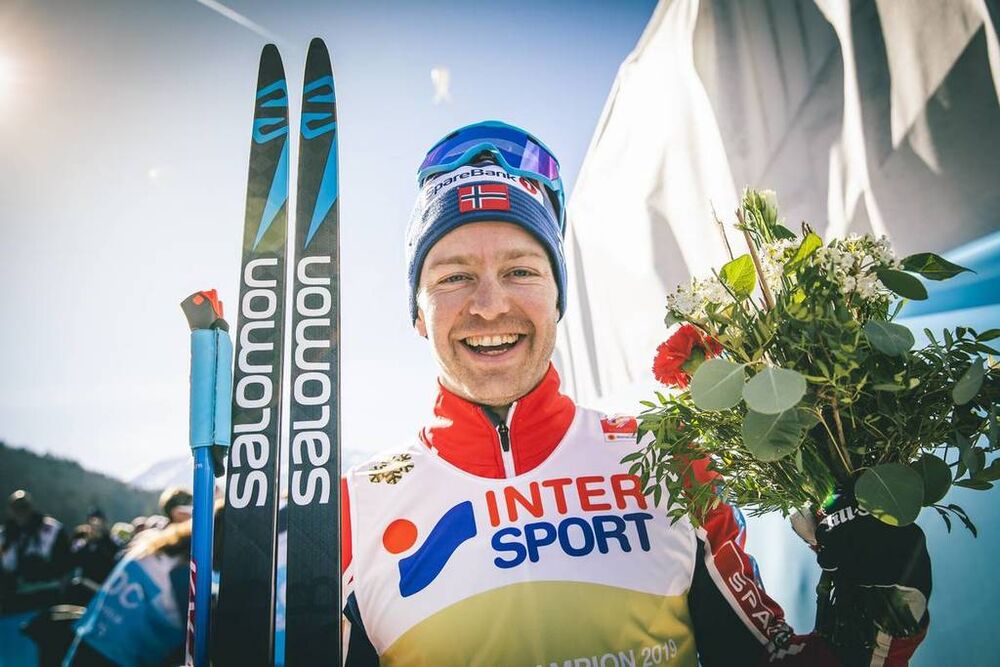 23.02.2019, Seefeld, Austria (AUT):Sjur Roethe (NOR) - FIS nordic world ski championships, cross-country, skiathlon men, Seefeld (AUT). www.nordicfocus.com. © Modica/NordicFocus. Every downloaded picture is fee-liable.