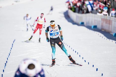 NordicFocus 23.02.2019, Seefeld, Austria (AUT):Adrien Backscheider (FRA) - FIS nordic world ski championships, cross-country, skiathlon men, Seefeld (AUT). www.nordicfocus.com. © Modica/NordicFocus. Every downloaded picture is fee-liable.