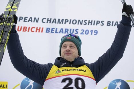 NordicFocus 23.02.2019, Minks-Raubichi, Belarus (BLR):Tarjei Boe (NOR) - IBU Open European championships biathlon, sprint men, Minsk-Raubichi (BLR). www.nordicfocus.com. © Manzoni/NordicFocus. Every downloaded picture is fee-liable.